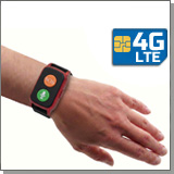 GPS трекер-браслет с тревожной 4G/GSM кнопкой «TrakFon 03-4G-SOS»